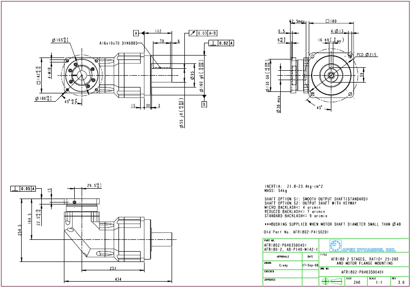 AFR180 ½Ã¸®Áî 2´Ü °¨¼Ó±â ¿ÜÇüµµ.